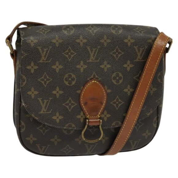 LOUIS VUITTON Monogram Monogram Saint Cloud GM Shoulder Bag M51242 Auth 129315 - Picture 1 of 16